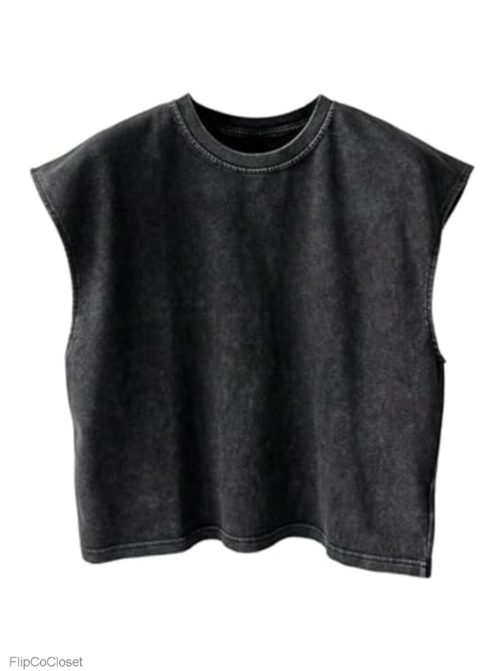 Men's Sleeveless Cropped Tank Top Y2K Rave Boxy Muscle Tee Summer Streetwear